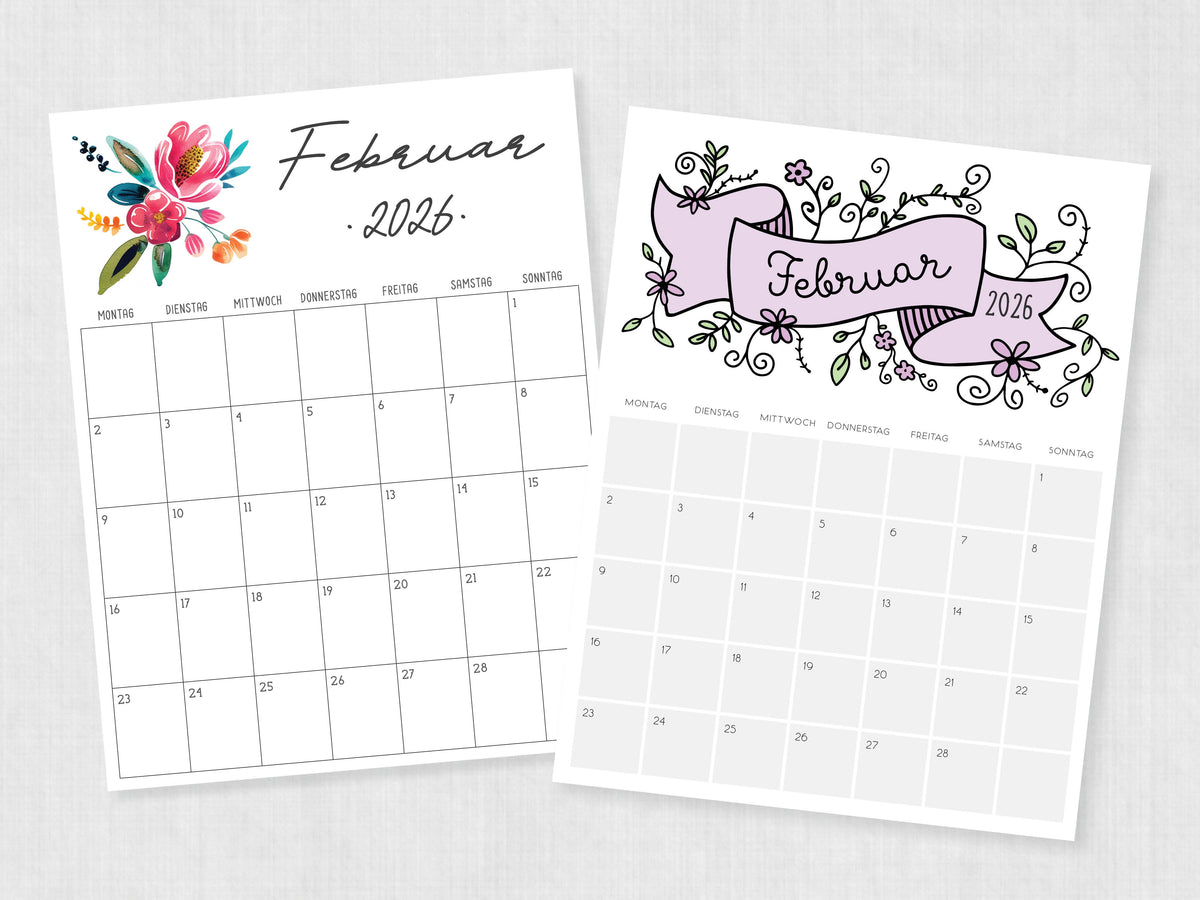 kalender februar 2026
