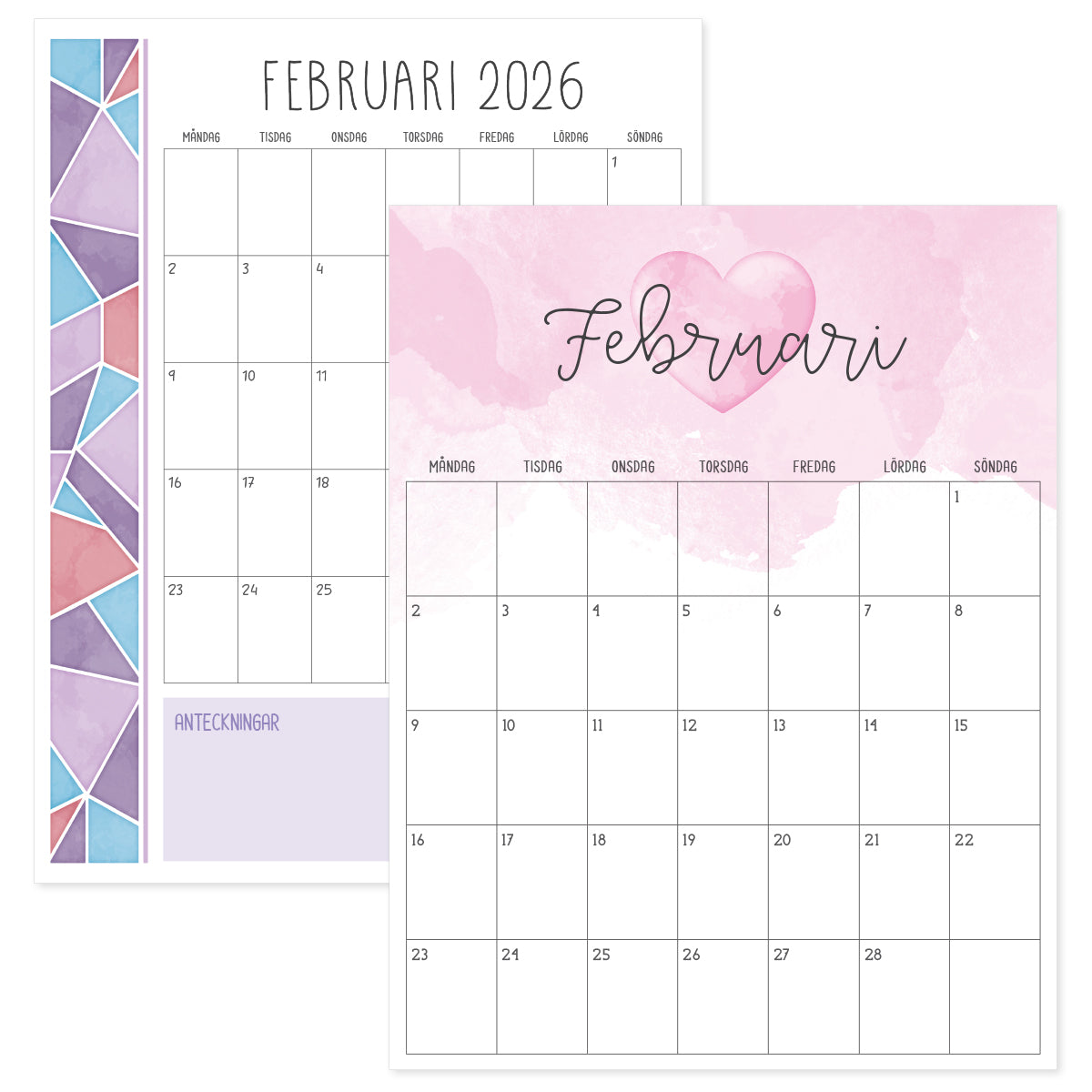 kalender februari 2026