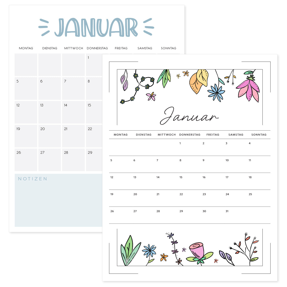 kalender januar