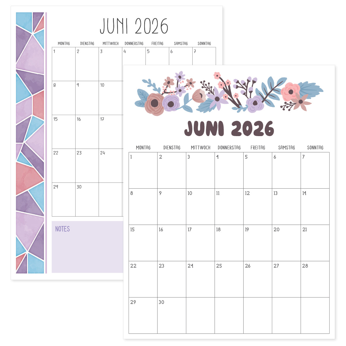 kalender juin 2026