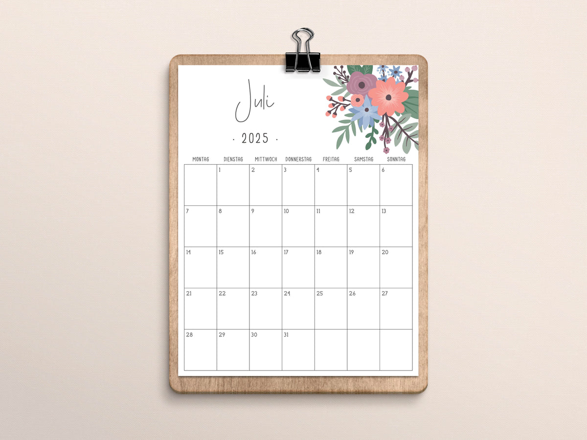 kalender juli 2025