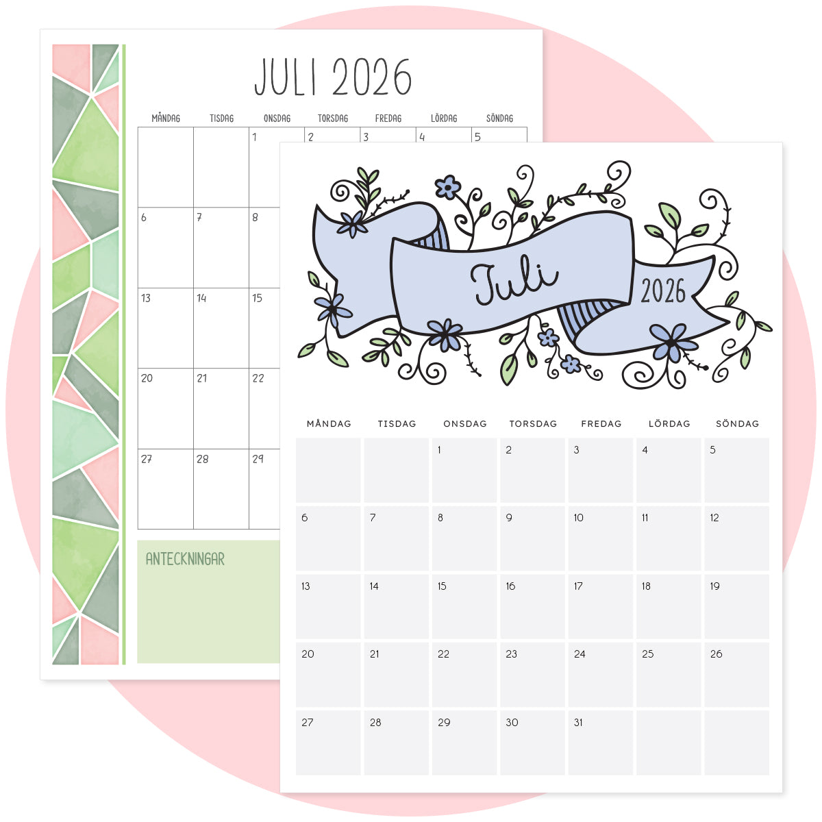 kalender juli 2026