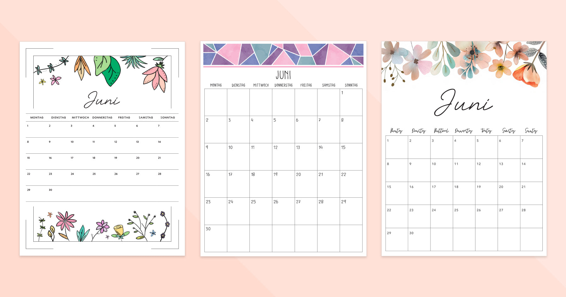 kalender juni 2025