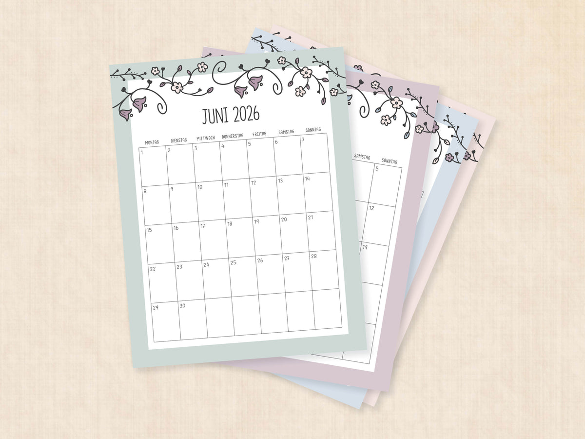 Kalender Juni 2026