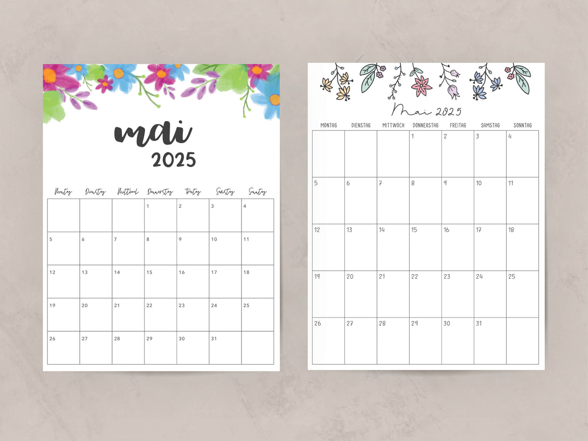 Kalender Mai 2025