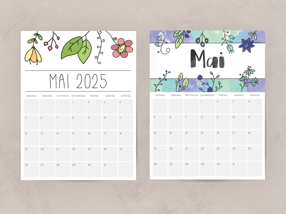 Kalender Mai 2025