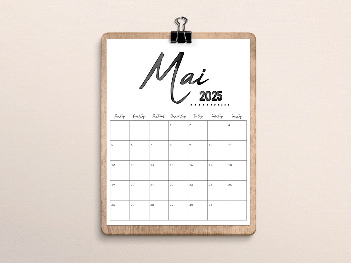 Kalender Mai 2025
