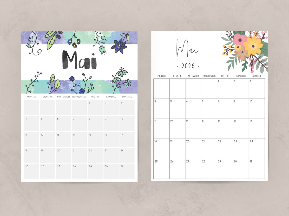 Kalender Mai 2026
