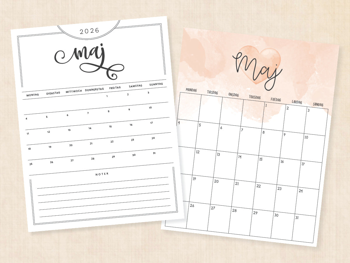 kalender maj 2026 pdf