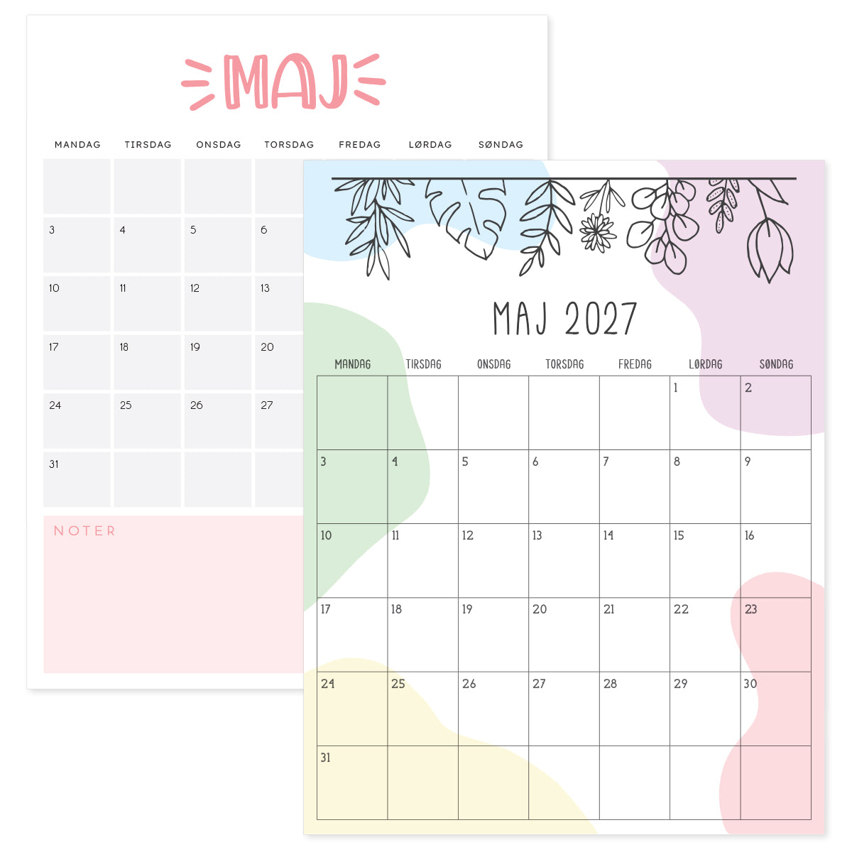 kalender maj 2027
