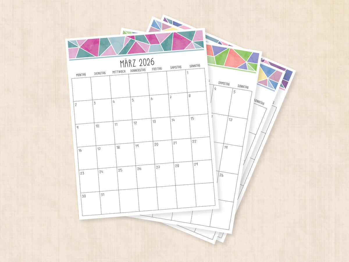 Kalender März 2026