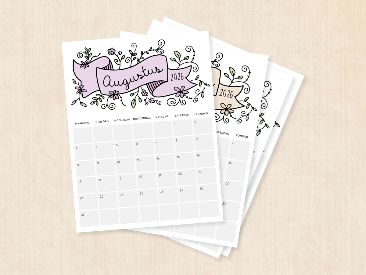 kalender pdf augustus 2026
