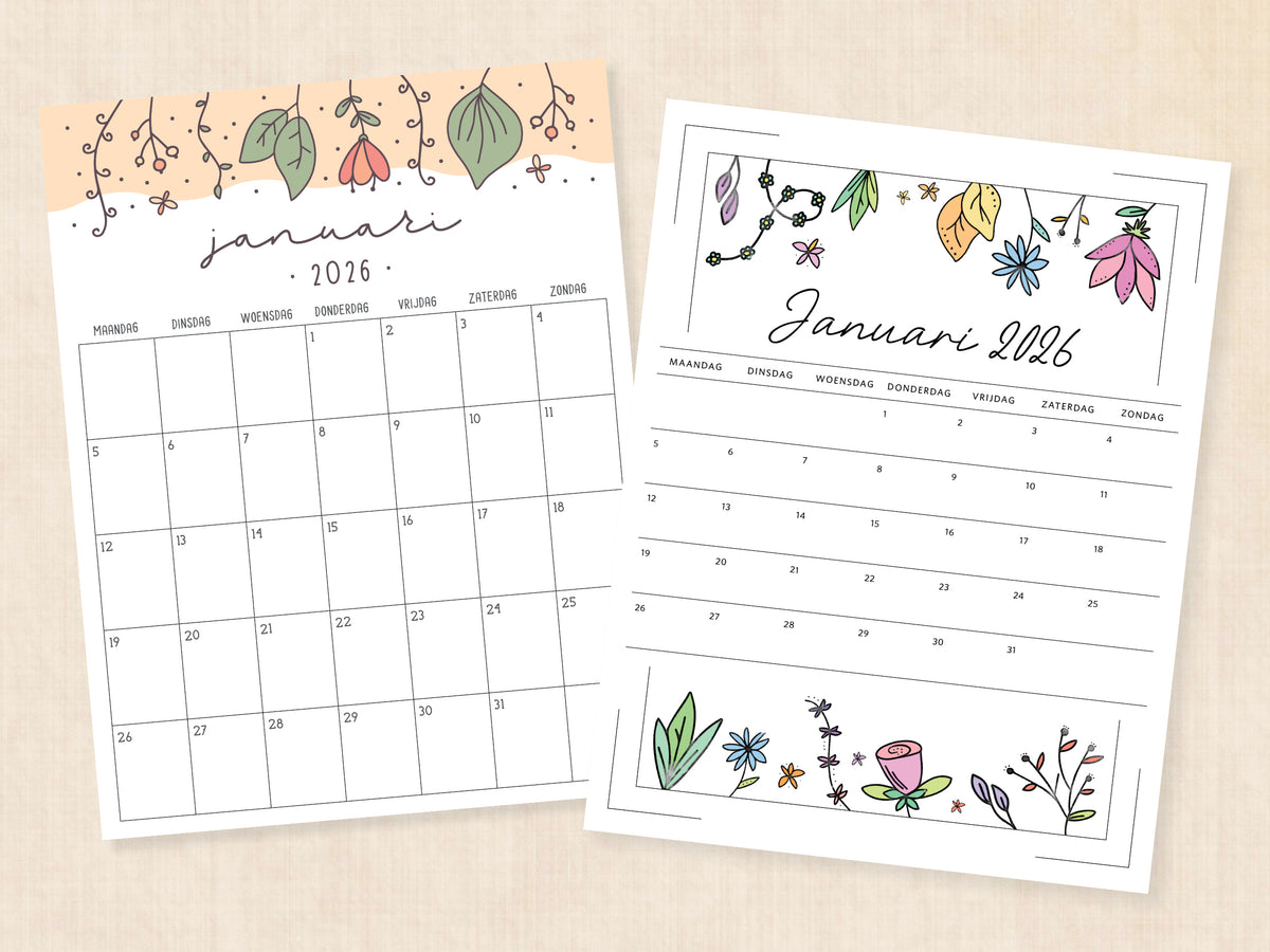 kalender pdf januari 2026