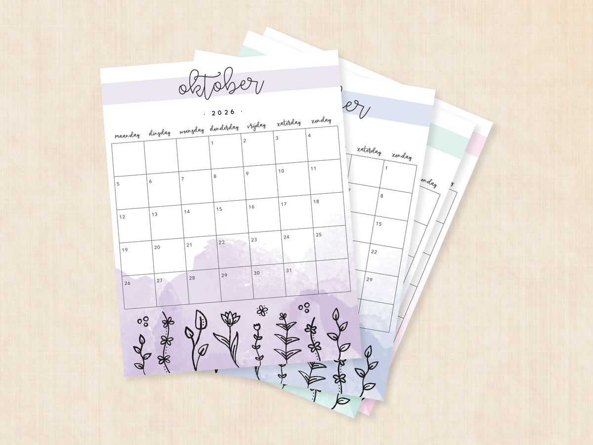 kalender pdf oktober 2026