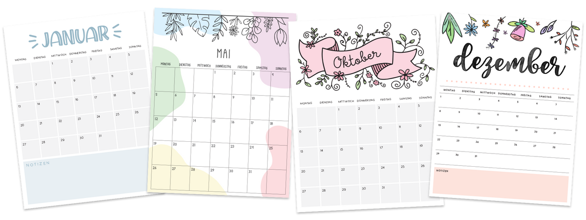 Kalender Januar 2027 zum Ausdrucken · PDF Vorlage