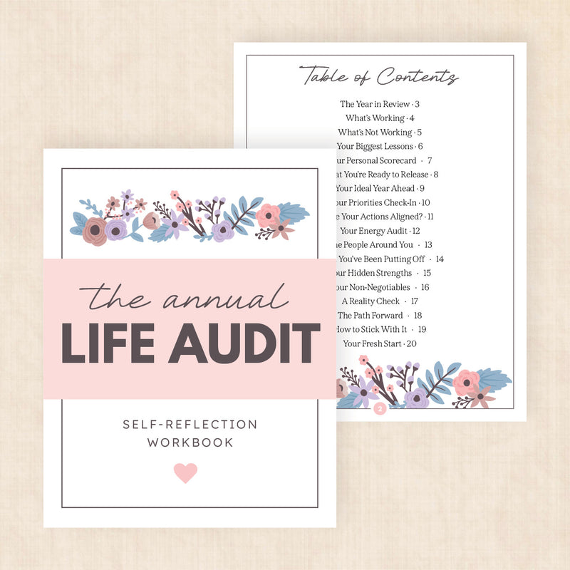 life audit vision board template