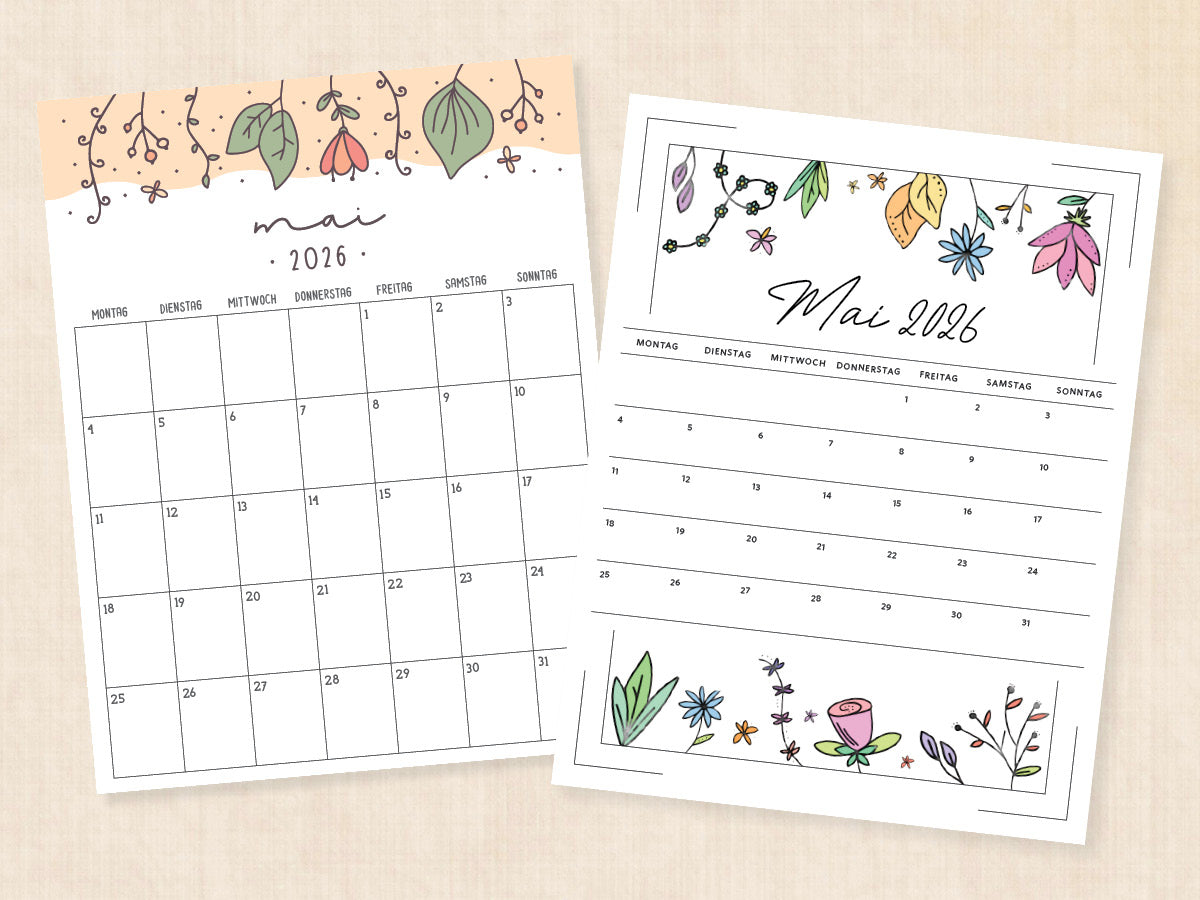 mai 2026 kalender pdf