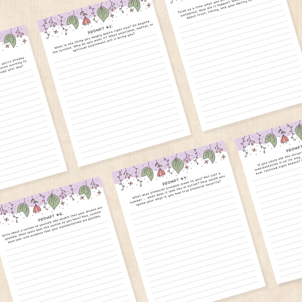 manifestation journal prompts