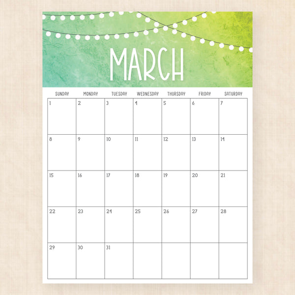 march 2026 calendar twilight twist