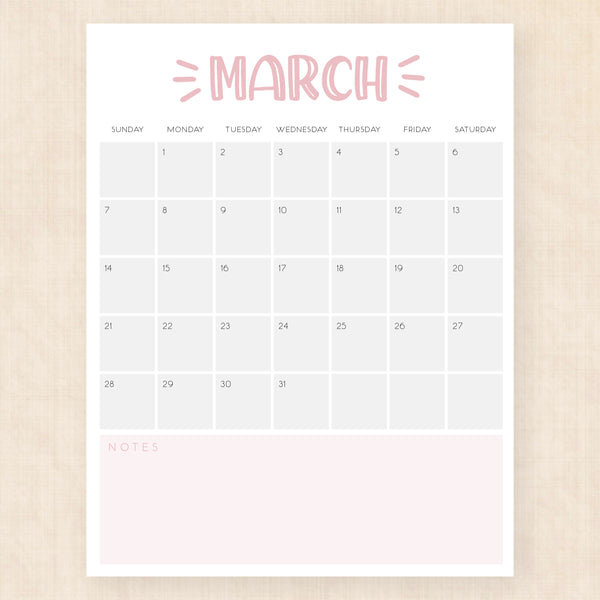 march 2027 calendar sassy splash