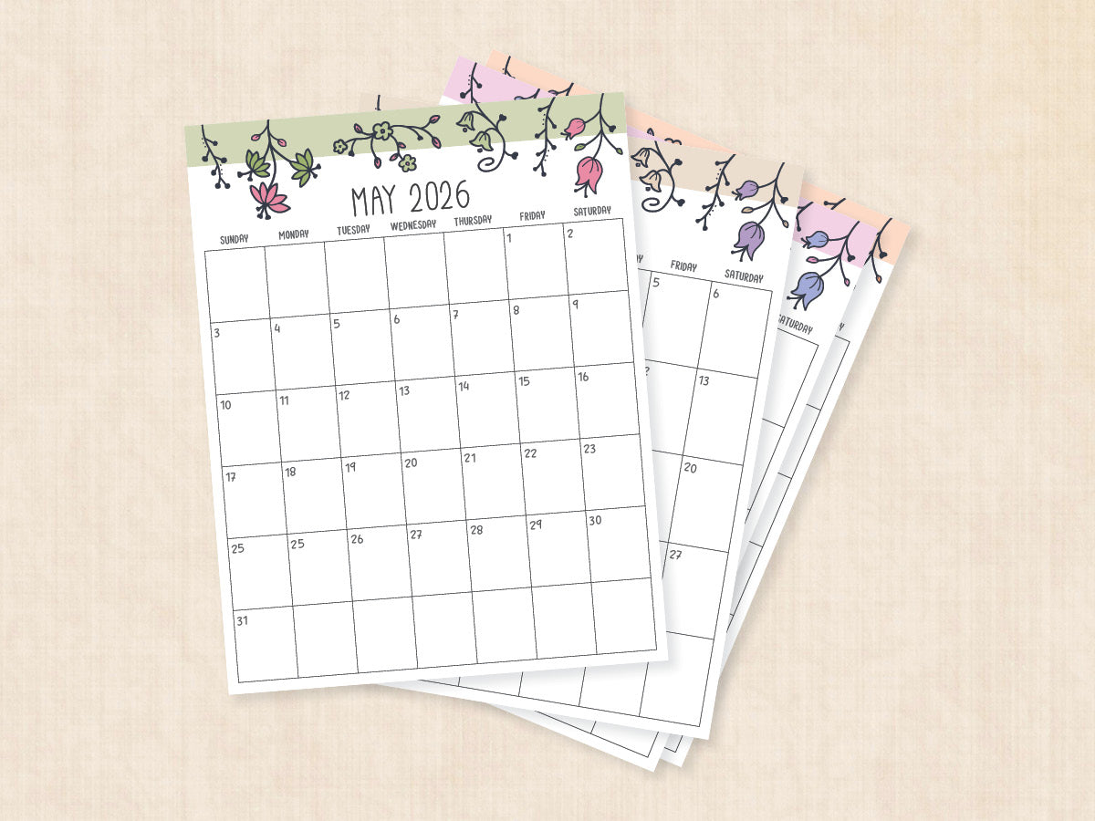 may 2026 calendar printable