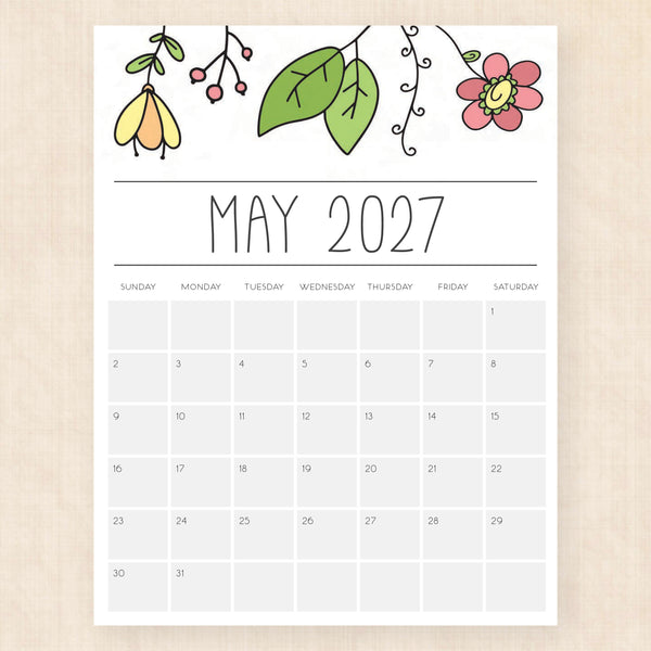 may 2027 calendar opulent orchids
