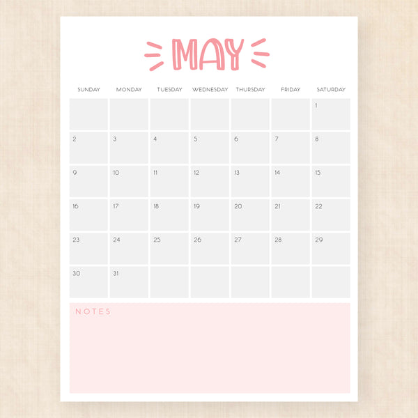 may 2027 calendar sassy splash