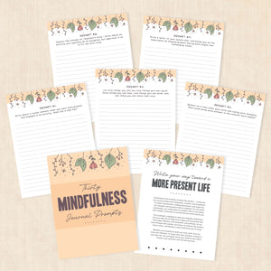 mindfulness journal prompts