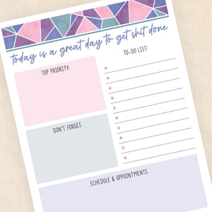 morning checklist