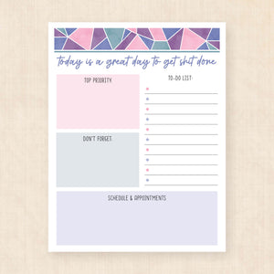 morning checklist