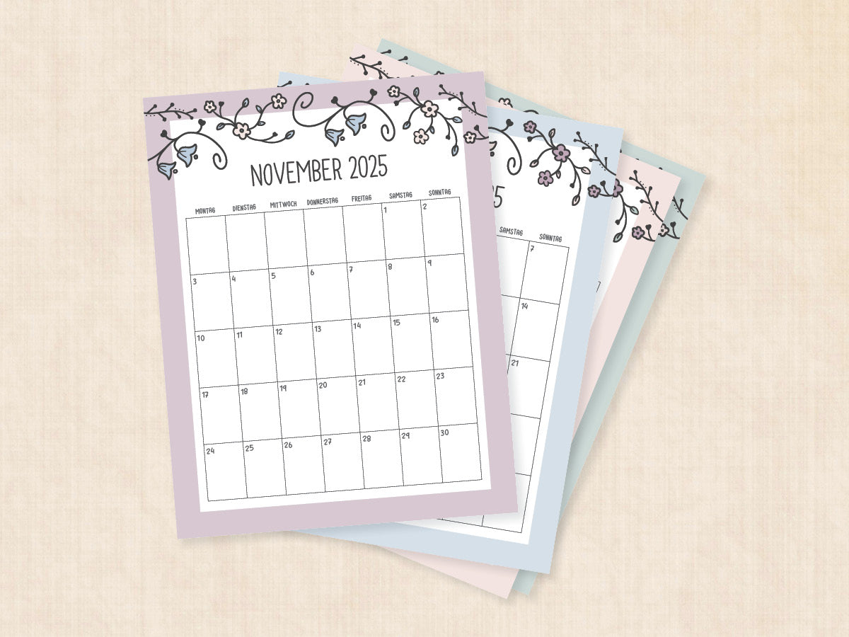 november 2025 kalender