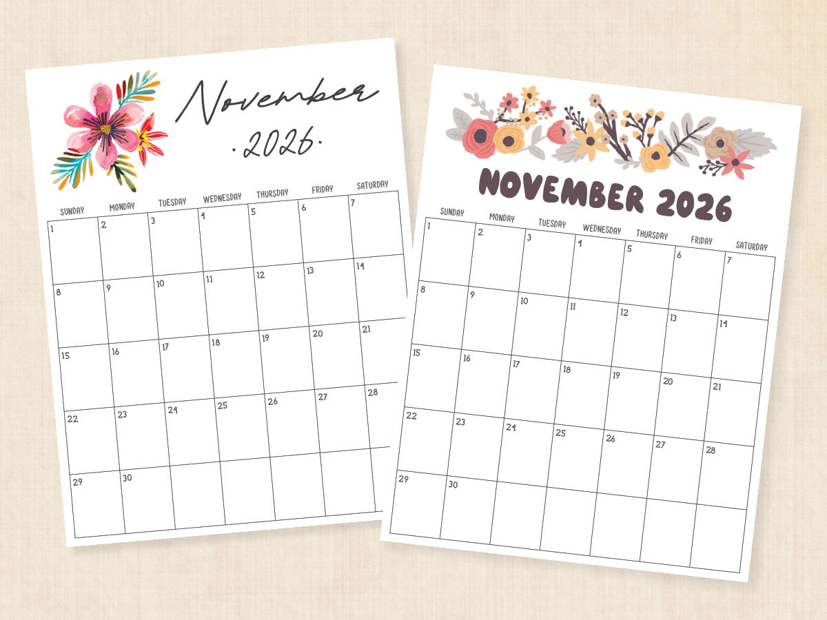 november 2026 calendar pdf
