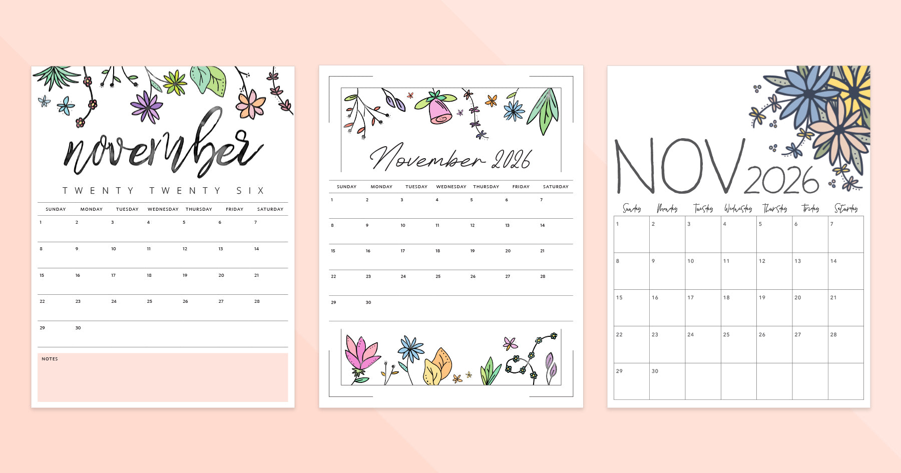november 2026 calendar