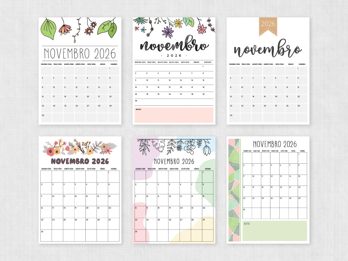 novembro 2026 calendário pdf