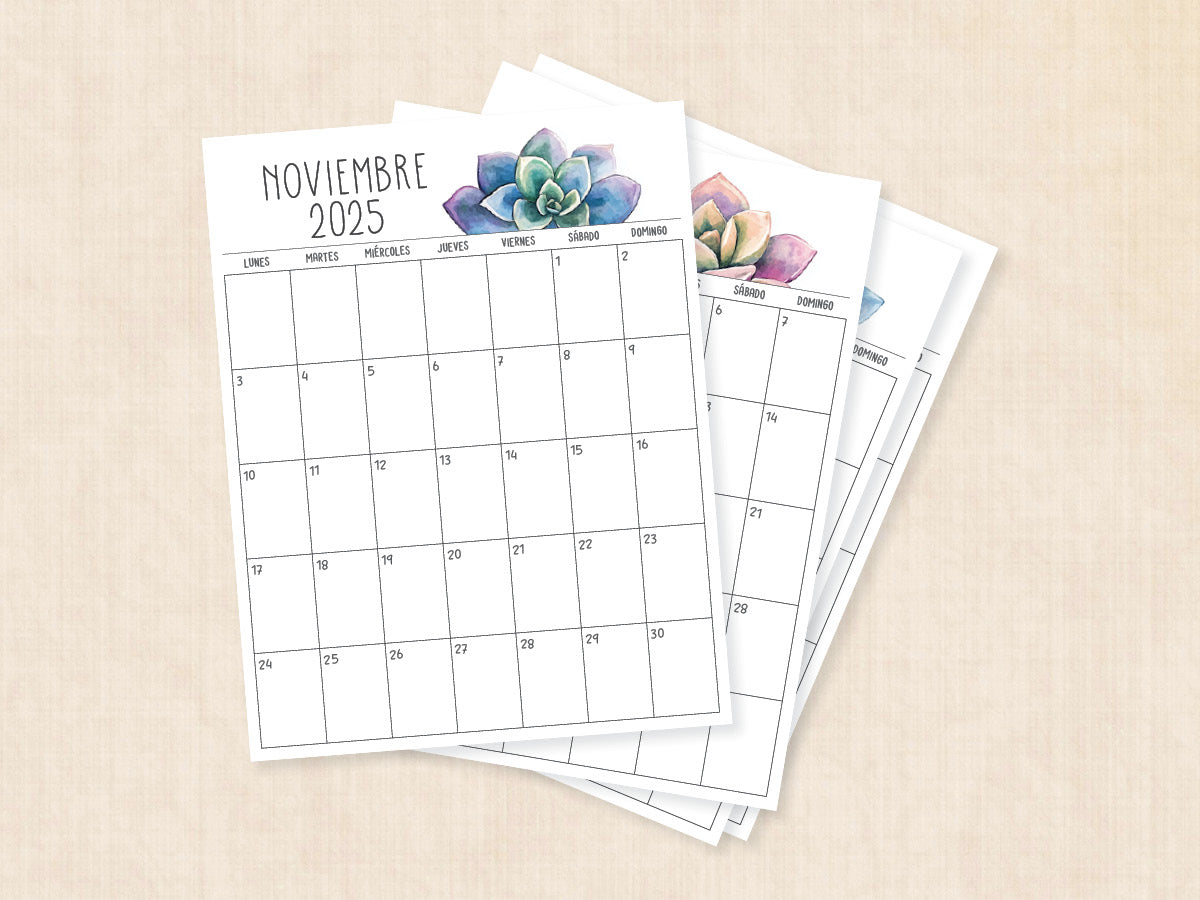 noviembre 2025 calendario
