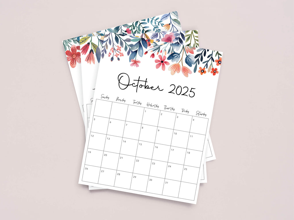 october 2025 calendar