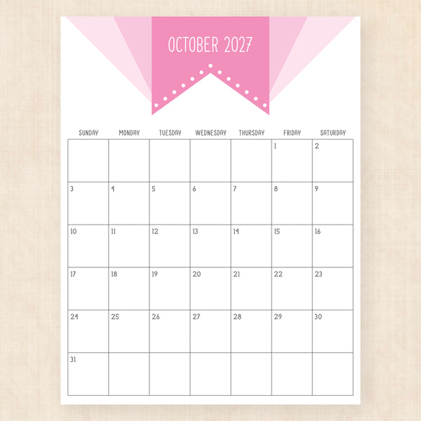 october 2027 calendar superhero soul