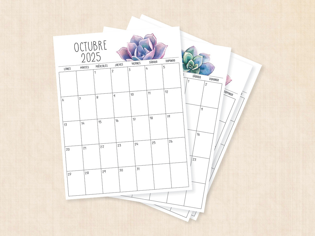 octubre 2025 calendario