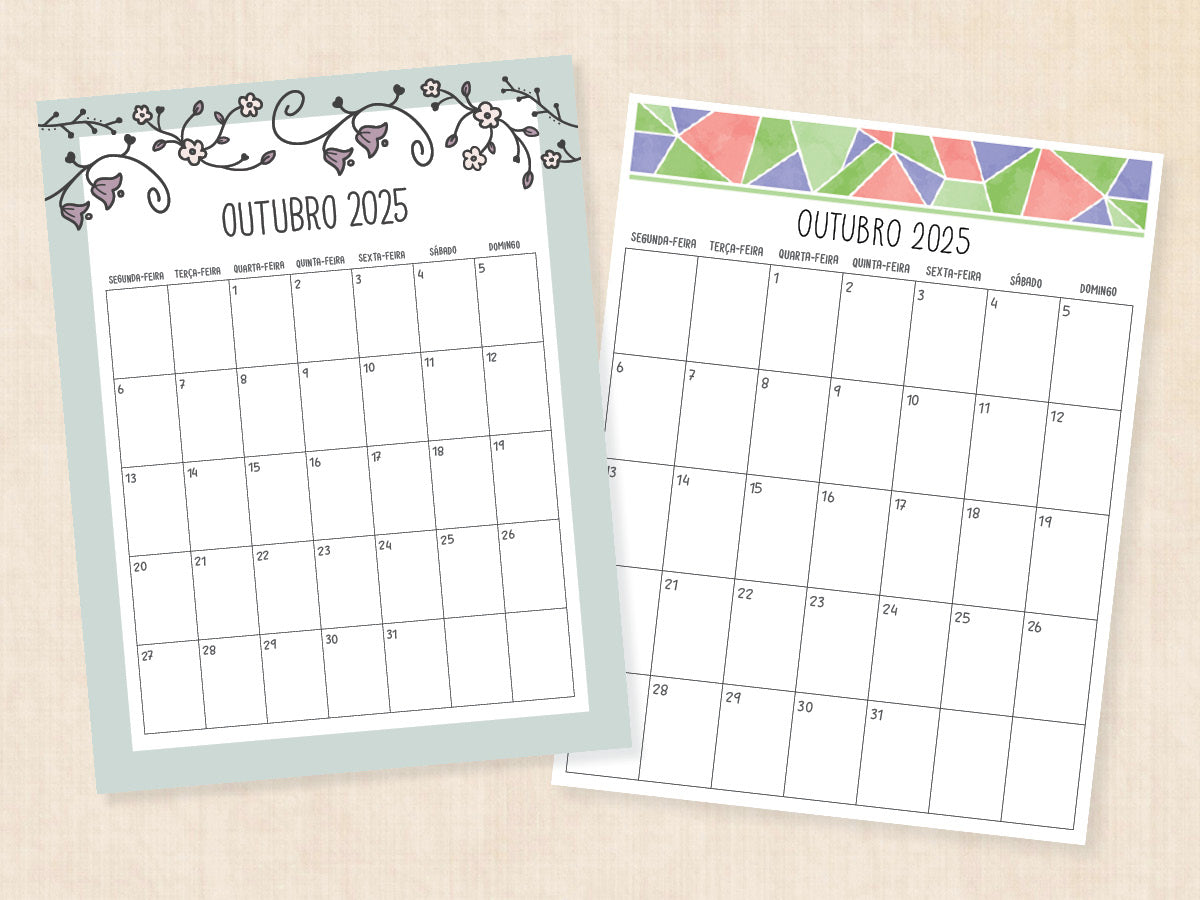 outubro 2025 calendário pdf