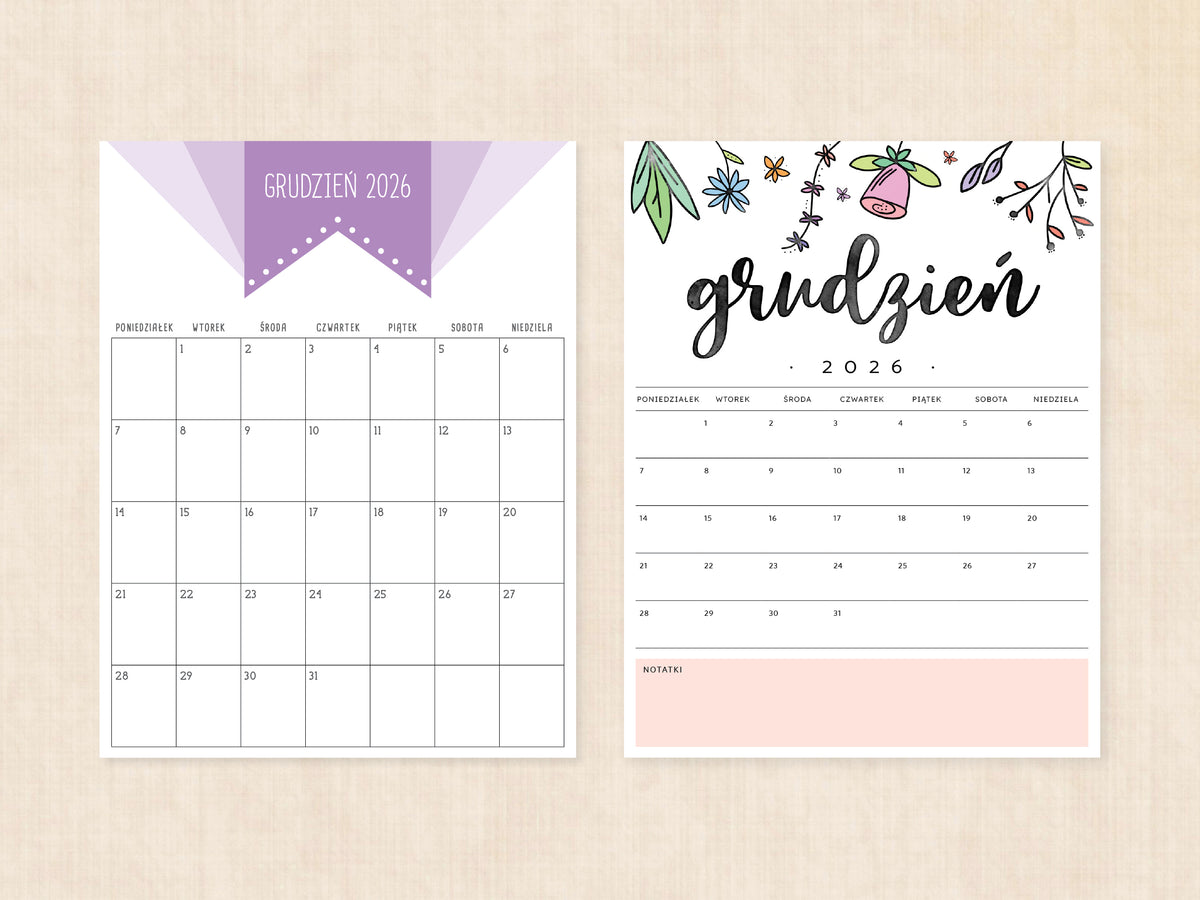 planer pdf grudzień 2026