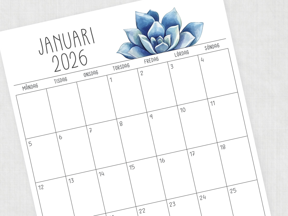 planner januari 2026