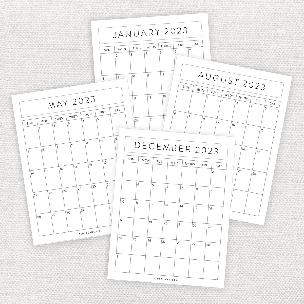 Printable 2023 Calendar