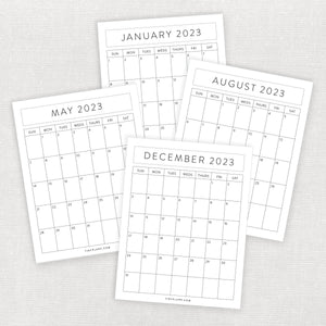 Printable 2023 Calendar