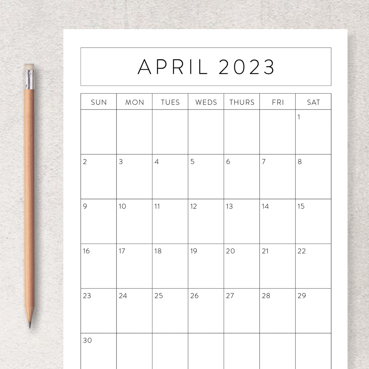 Printable 2023 Calendar
