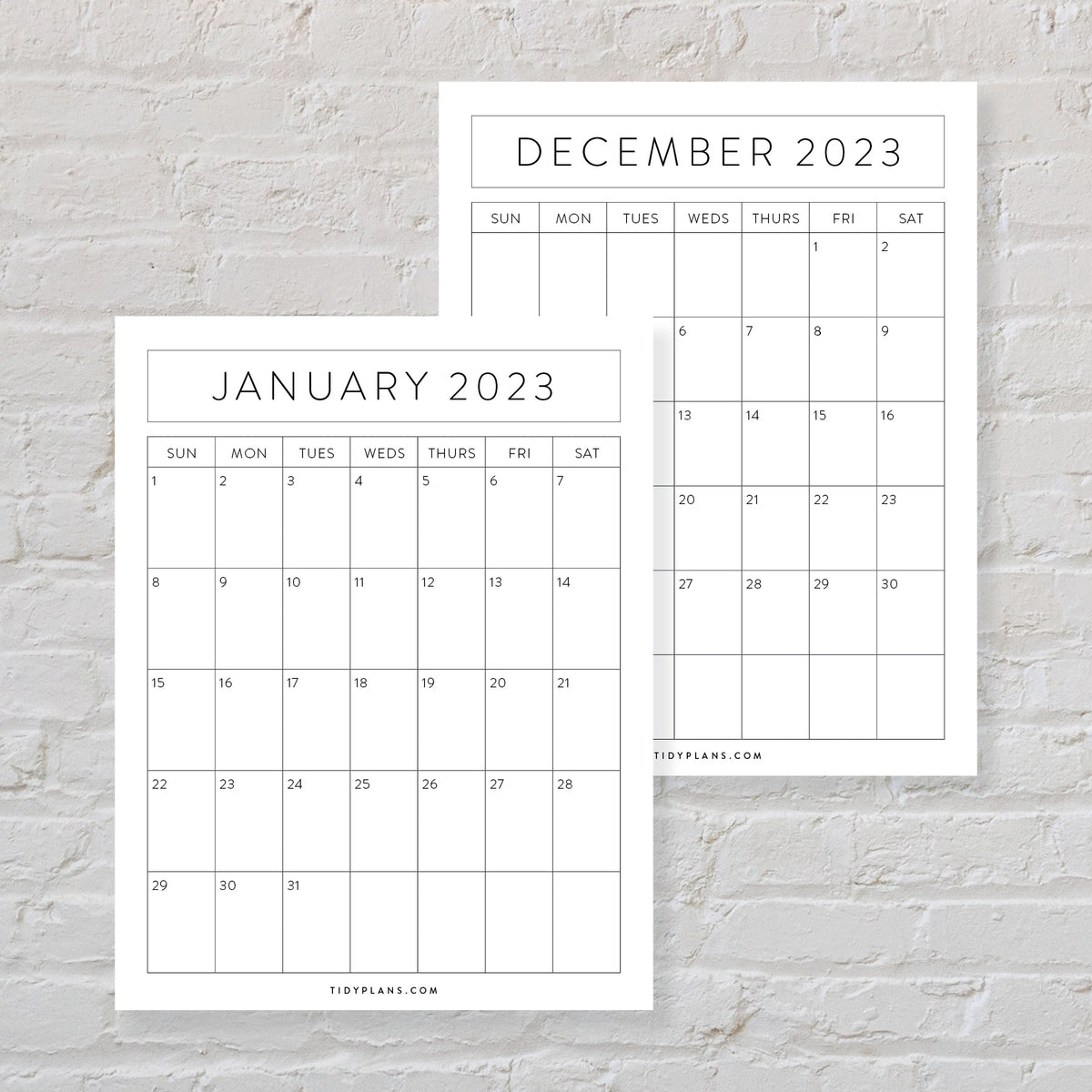 Printable 2023 Calendar