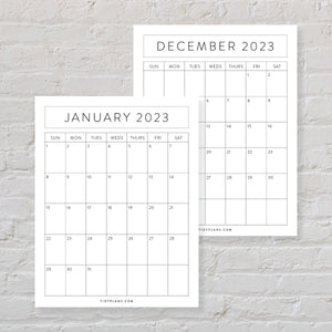 Printable 2023 Calendar