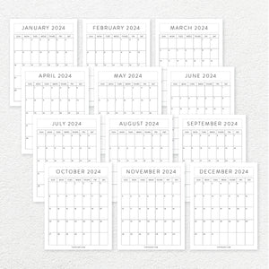 free printable 2024 calendar