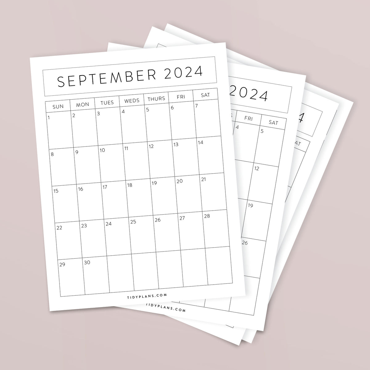 2024 Calendar · Free Printable