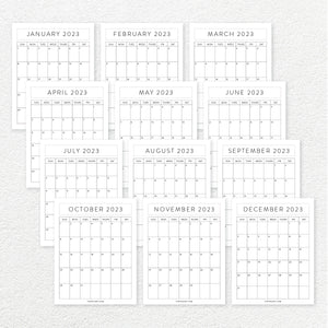 Printable 2023 Calendar