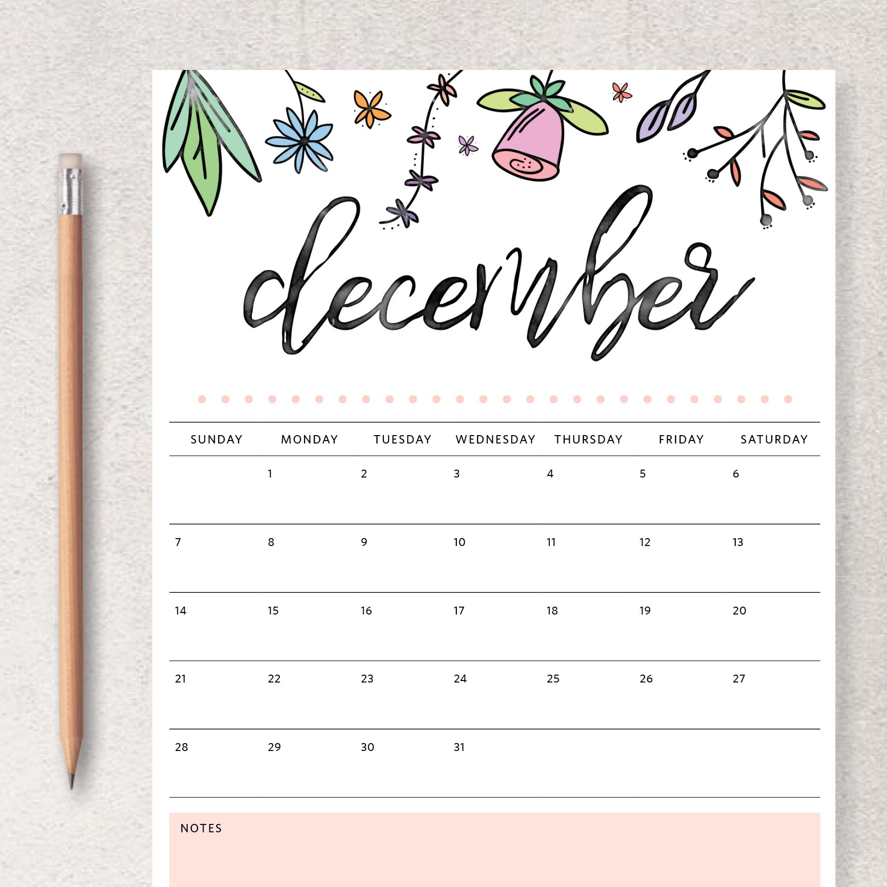 printable calendar